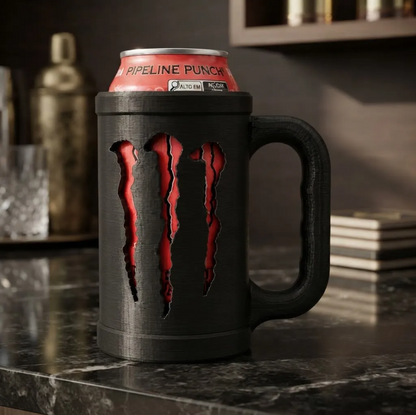Suporte Para Lata Monster Energético Cooler Copo Preto