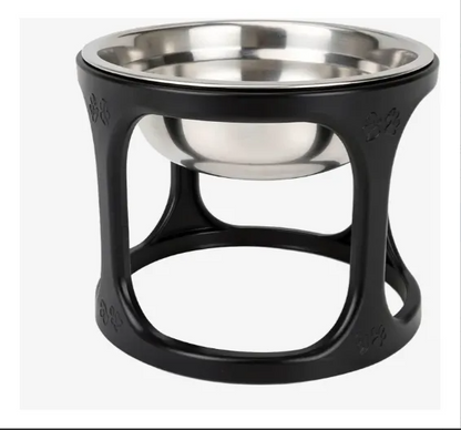 Comedouro Elevado Ergonômico Para Cães E Gatos Inox