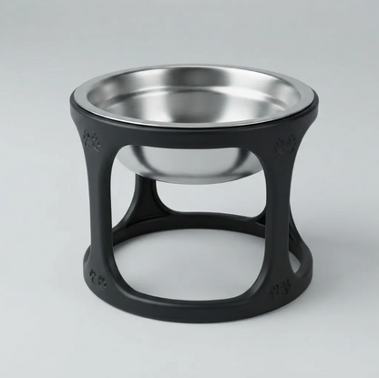 Comedouro Elevado Ergonômico Para Cães E Gatos Inox
