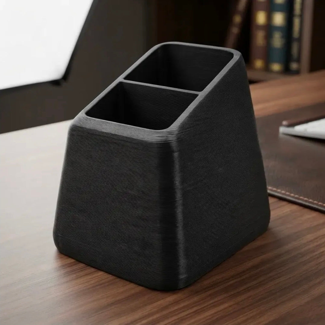 Suporte Para Controle Remoto 2 Divisórias Organizador Mesa