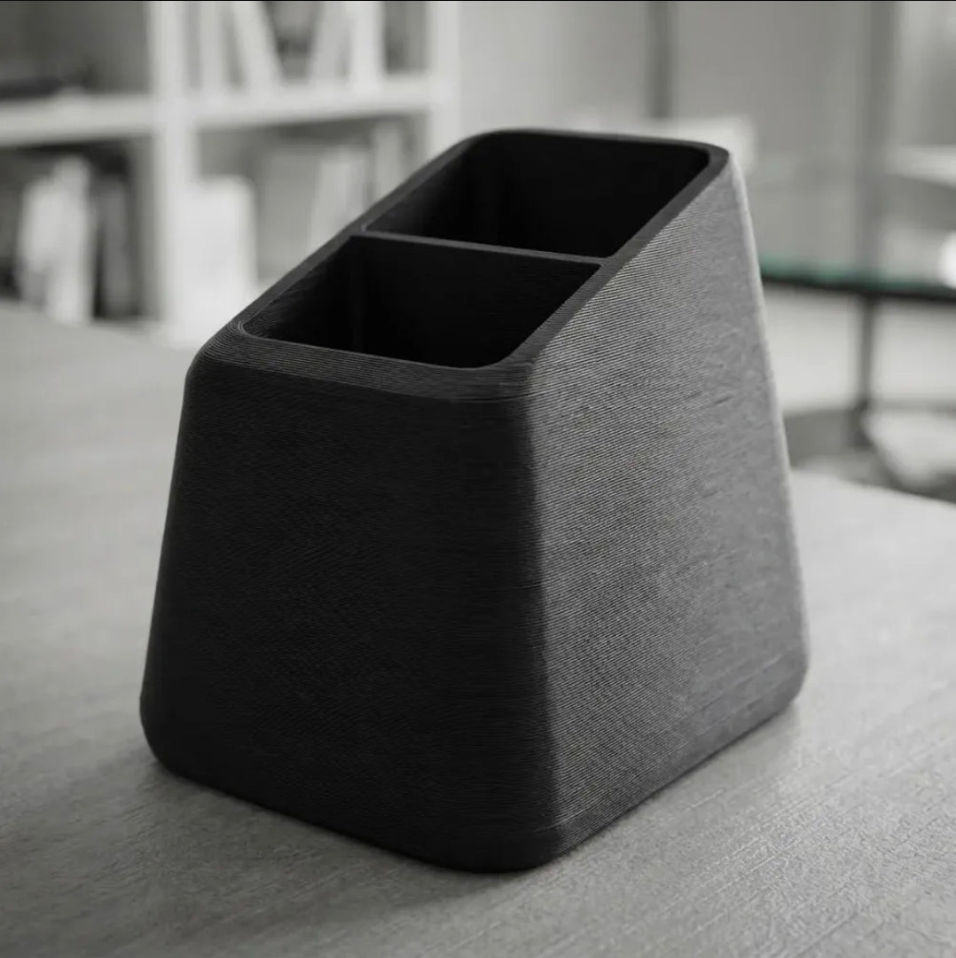 Suporte Para Controle Remoto 2 Divisórias Organizador Mesa