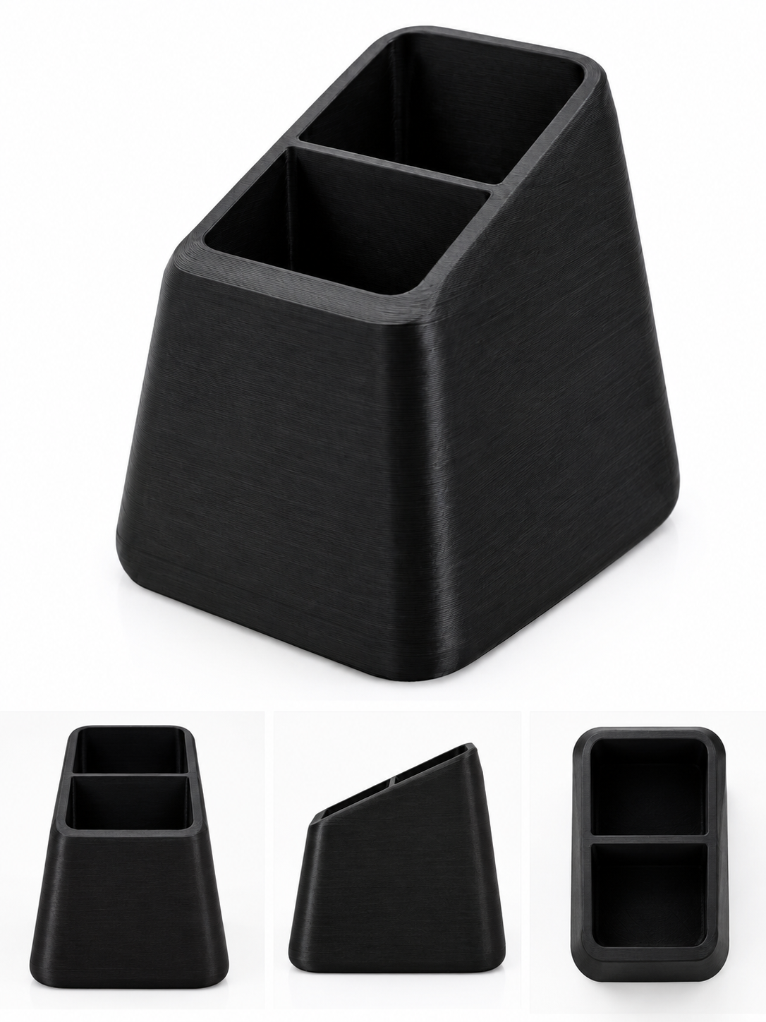 Suporte Para Controle Remoto 2 Divisórias Organizador Mesa