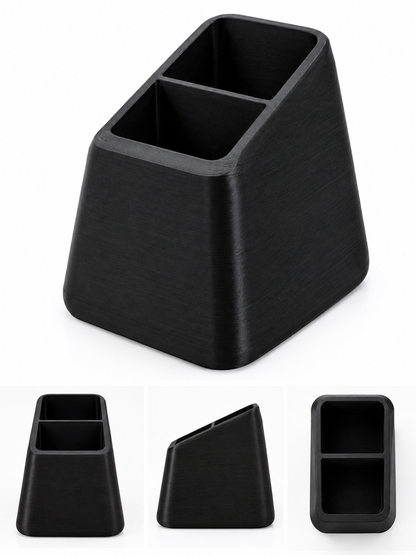 Suporte Para Controle Remoto 2 Divisórias Organizador Mesa