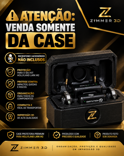 Case Anti Impacto Microfone Lark M3 Capinha De Proteção